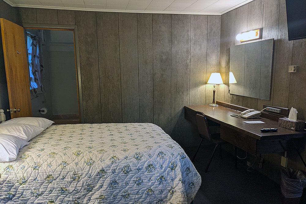 bedroom in deluxe suite